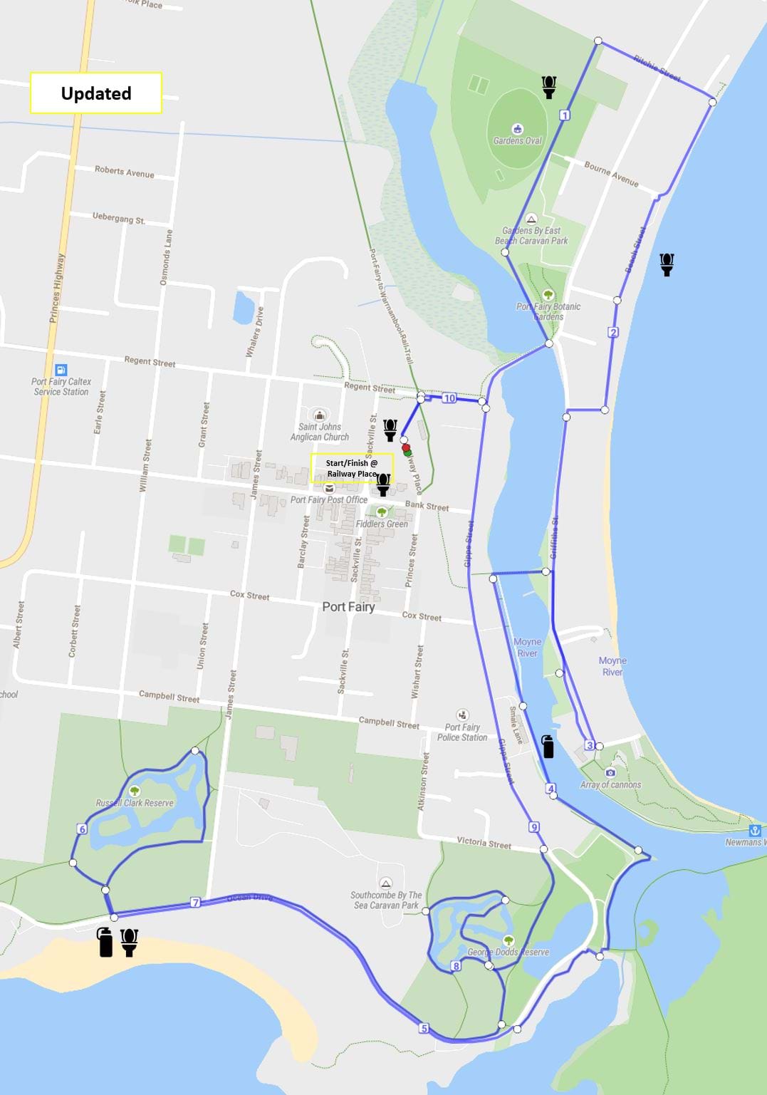 Port Fairy Map Of Town Event Info